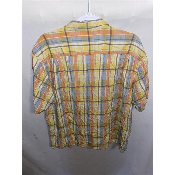 Tommy Bahama Men’s Camp Shirt Size XL Multicolor Striped Silk Island Cruise - Picture 8 of 12